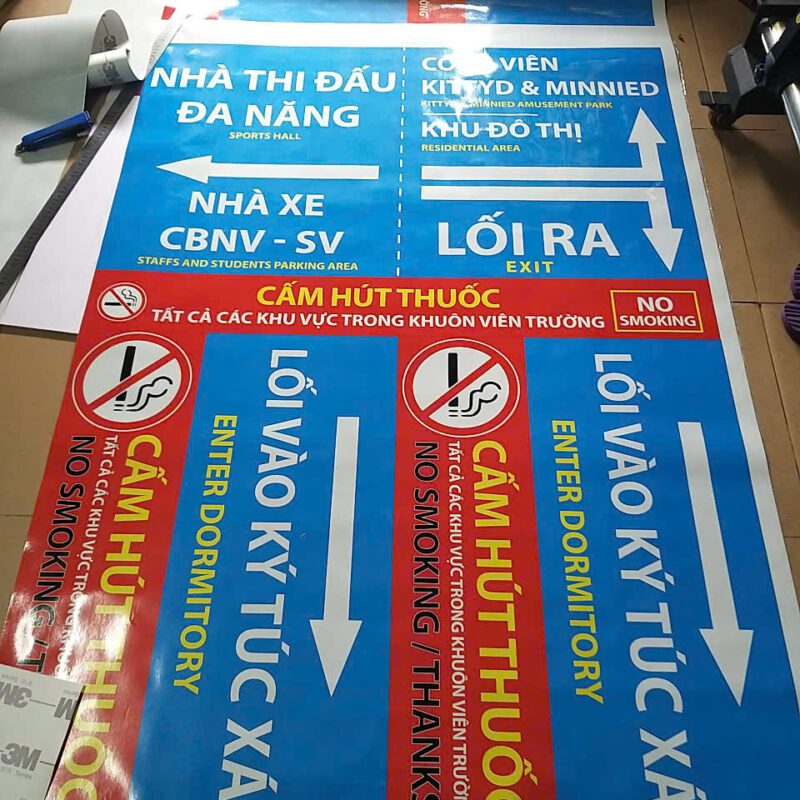 in decal phản quang bảng tên đường mẫu 2