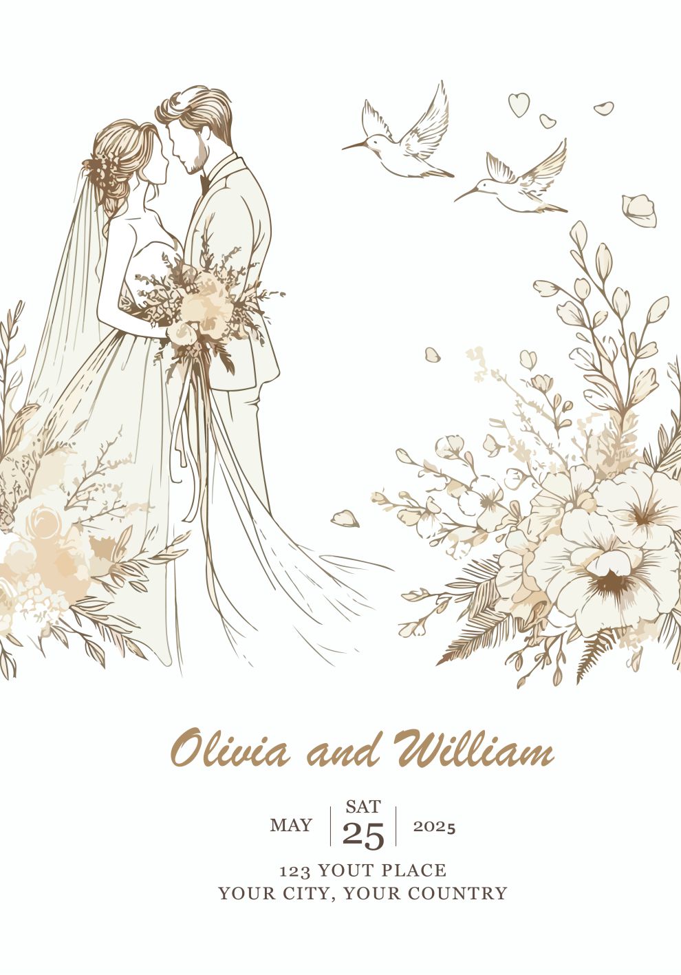 bảng tên đám cưới mẫu 609