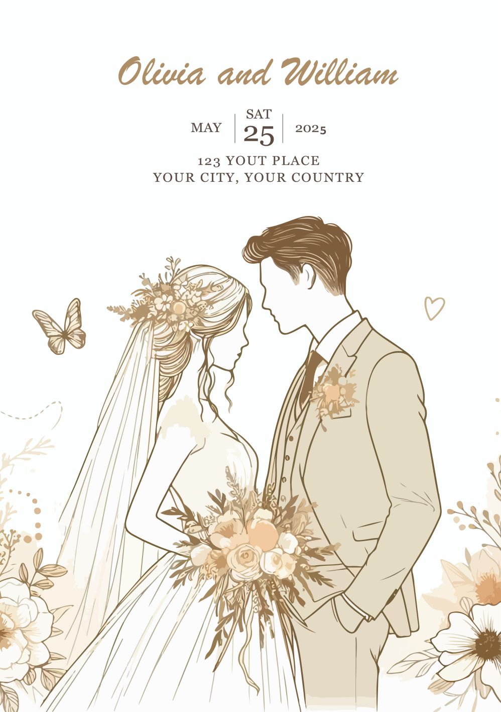 bảng tên đám cưới mẫu 610