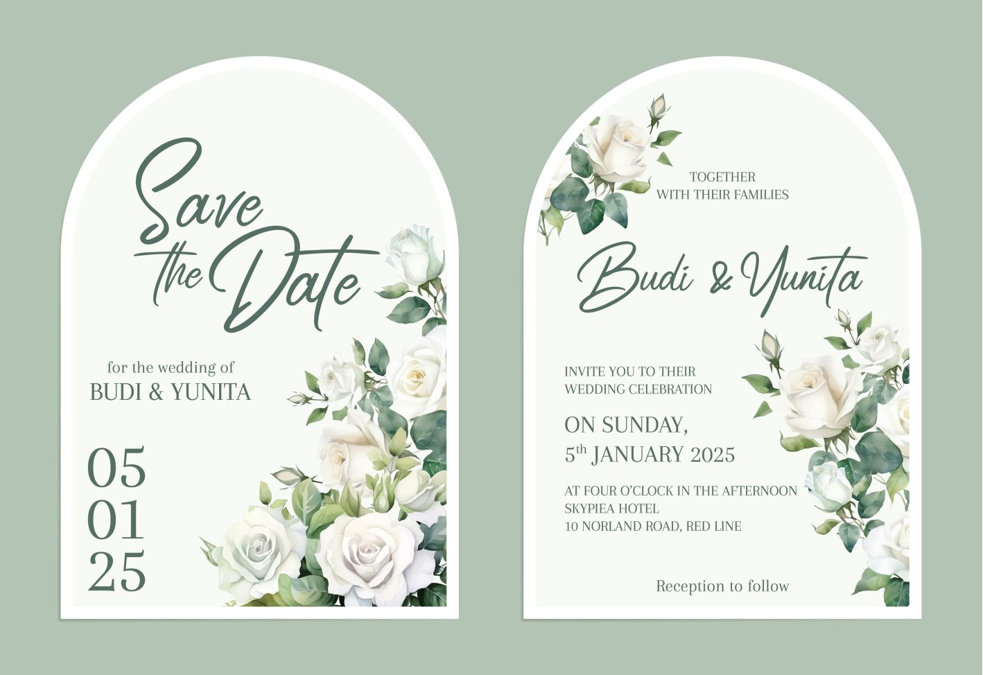 bảng tên đám cưới mẫu 615