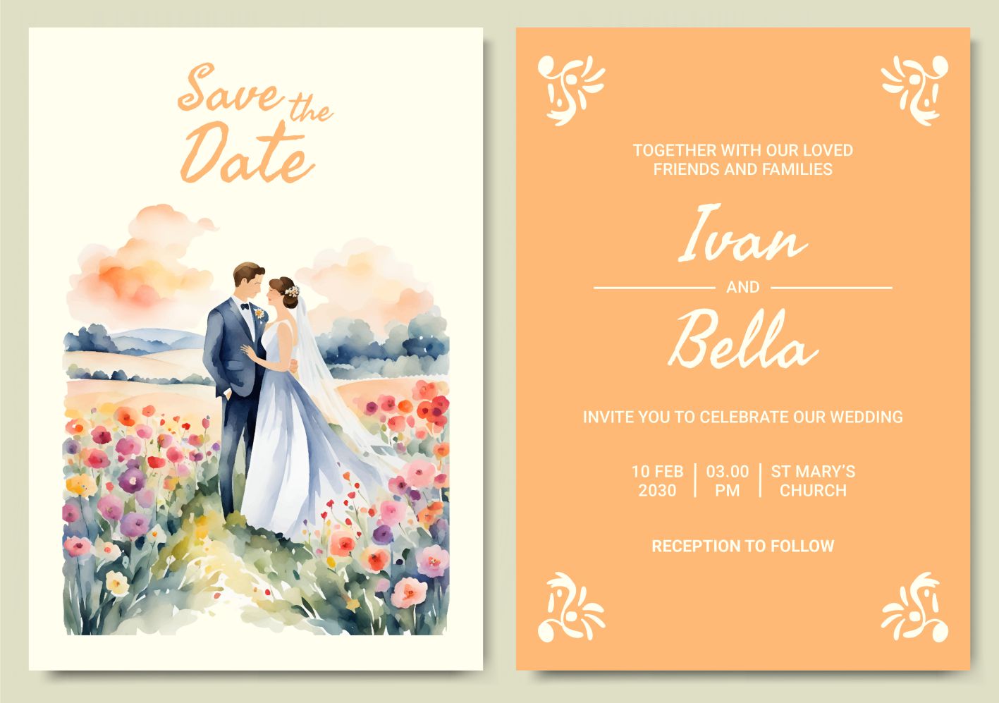 bảng tên đám cưới mẫu 630