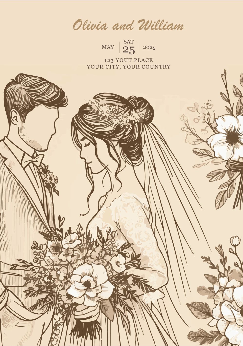 bảng tên đám cưới mẫu 632