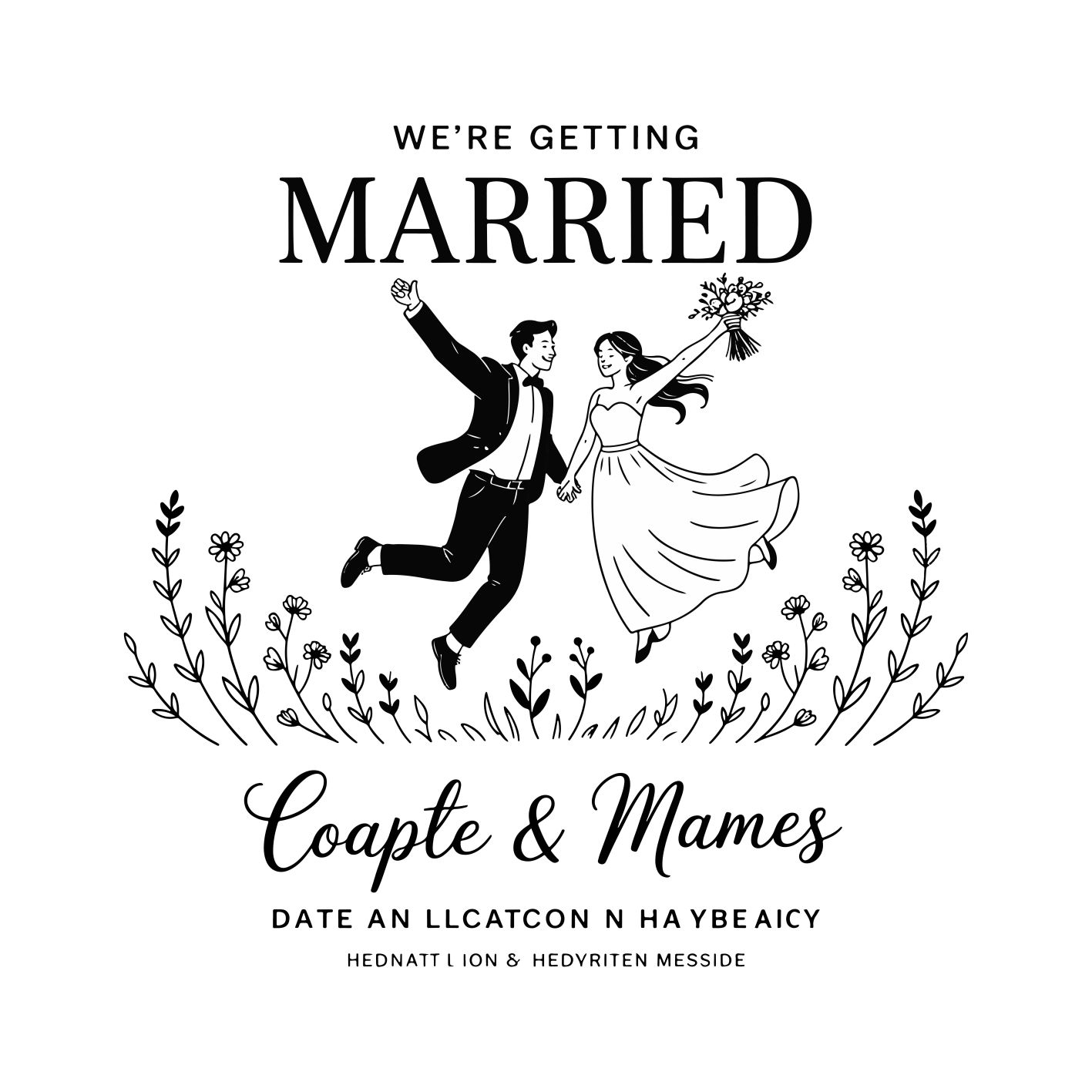 bảng tên đám cưới mẫu 642