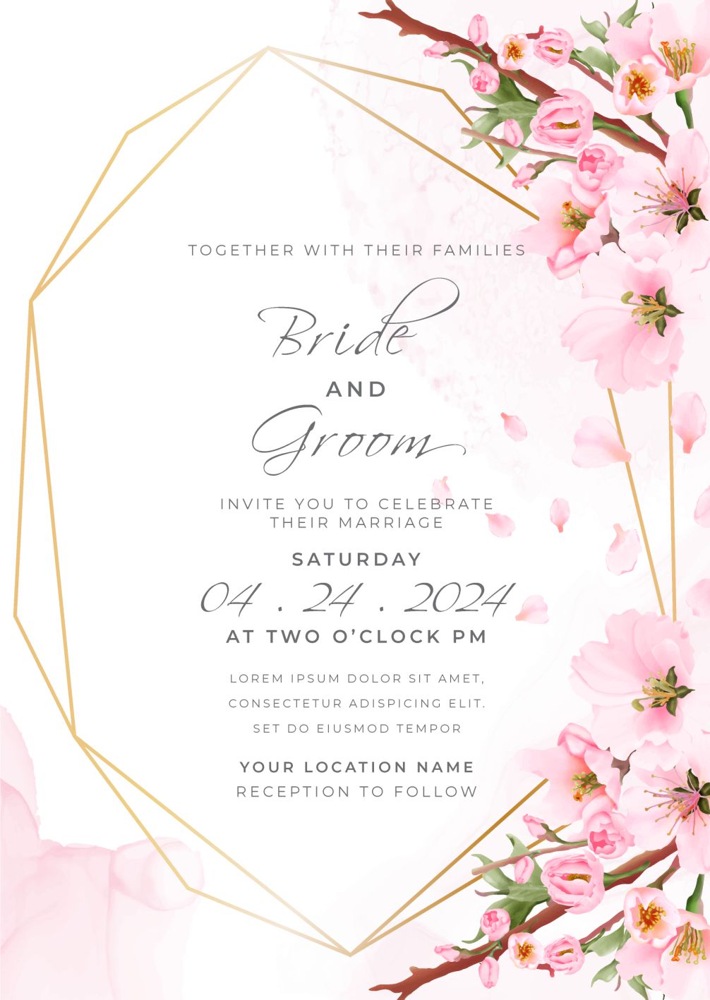 bảng tên đám cưới mẫu 644