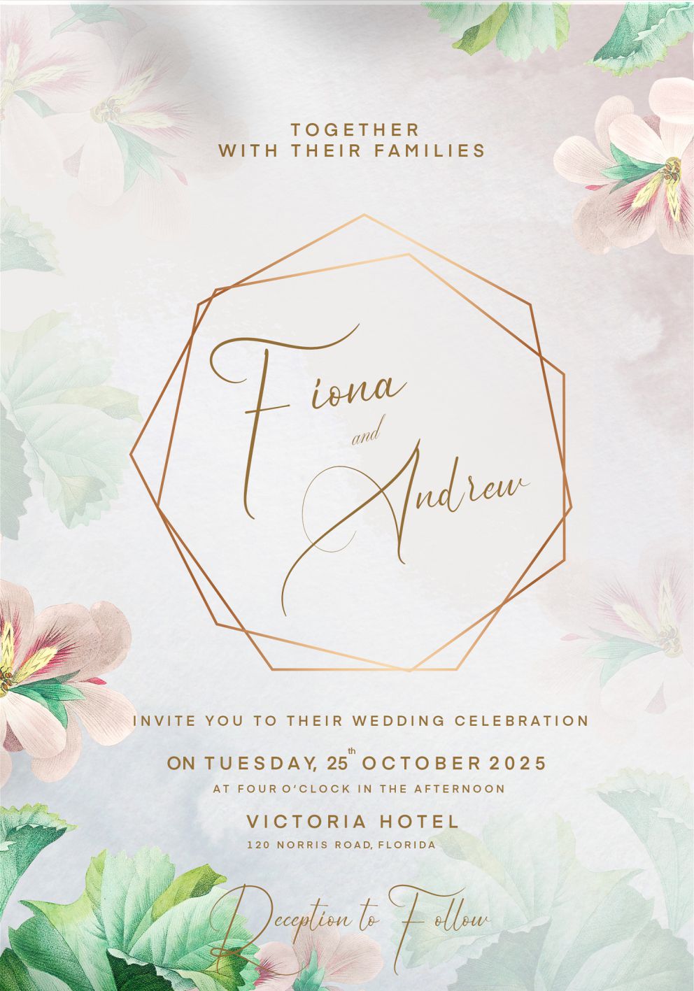 bảng tên đám cưới mẫu 646