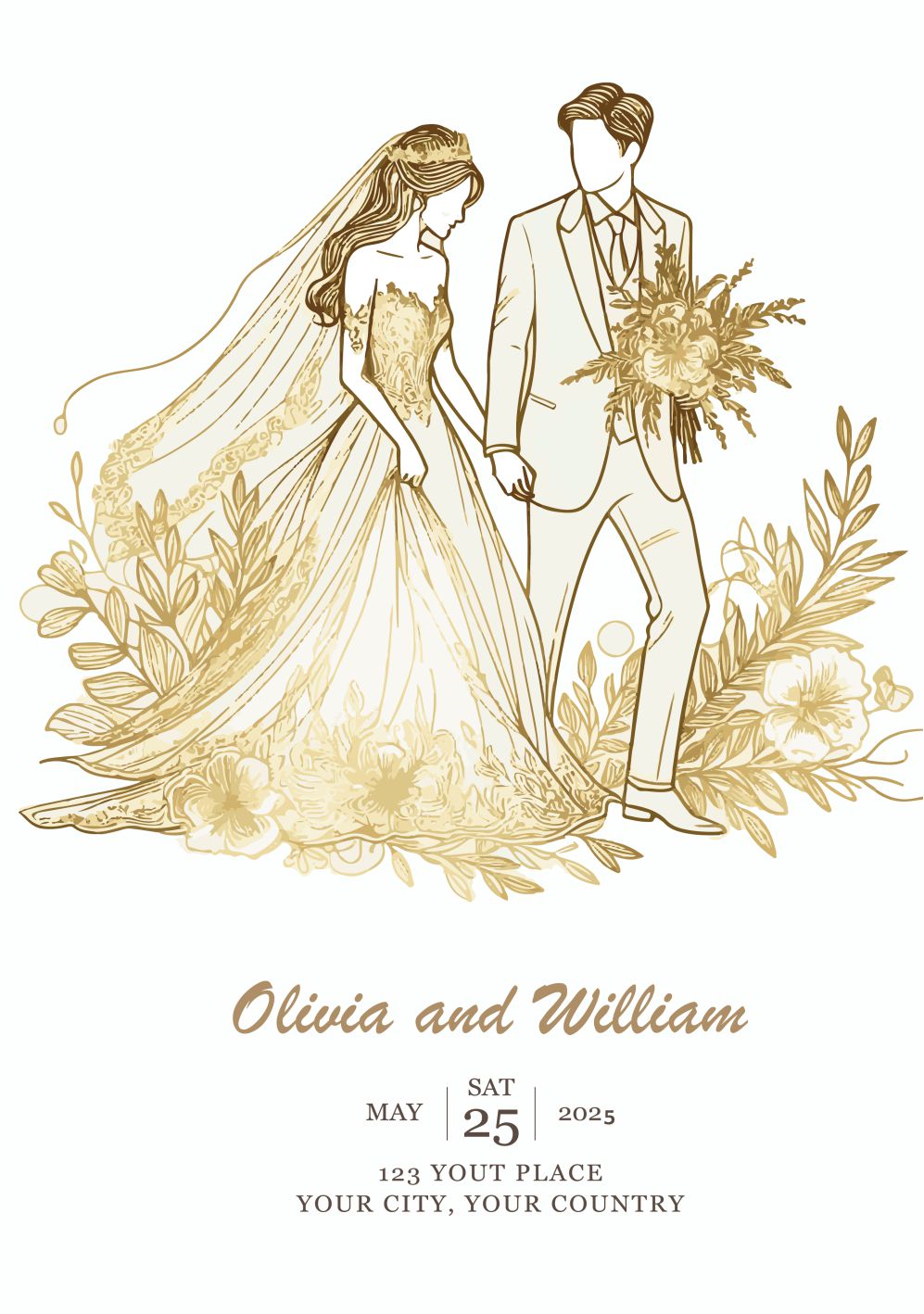 bảng tên đám cưới mẫu 658