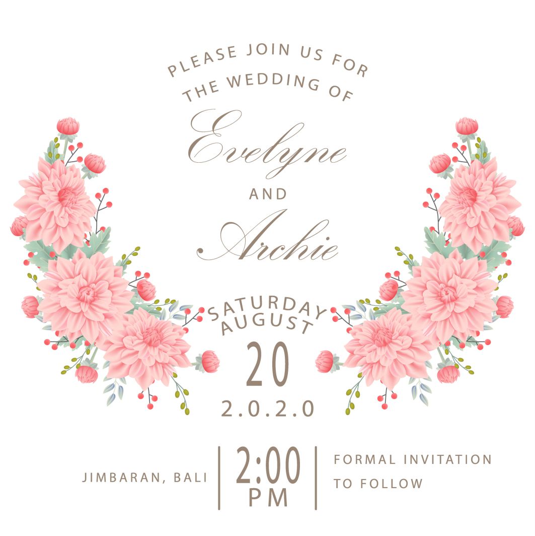 bảng tên đám cưới mẫu 674