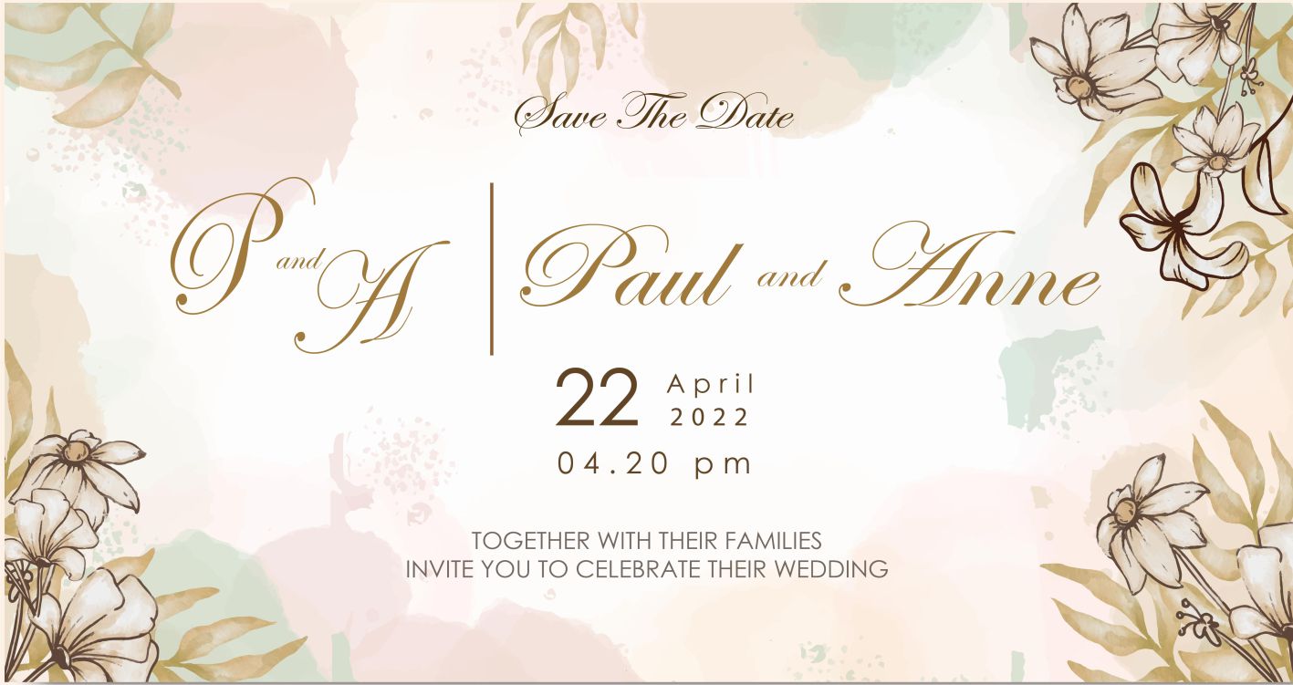 bảng tên đám cưới mẫu 677