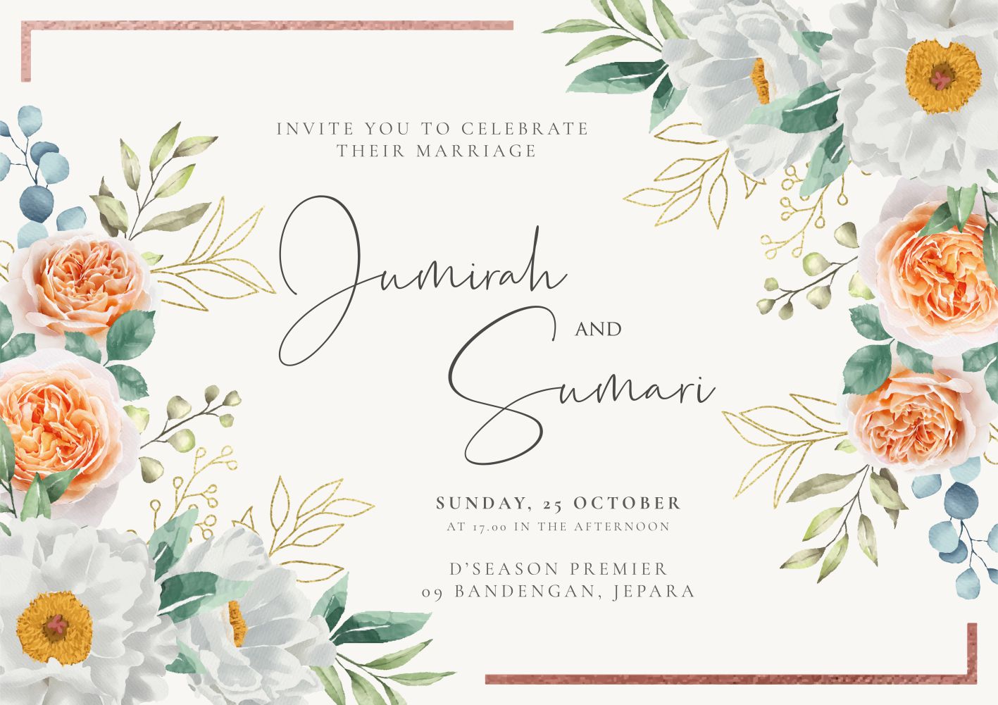 bảng tên đám cưới mẫu 683