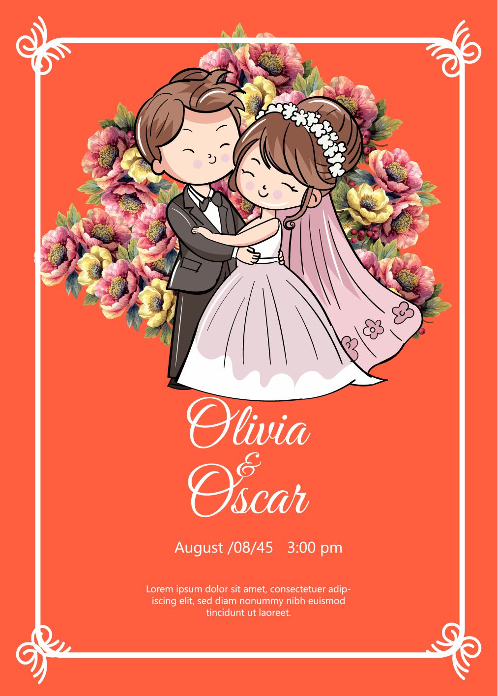 bảng tên đám cưới mẫu 691