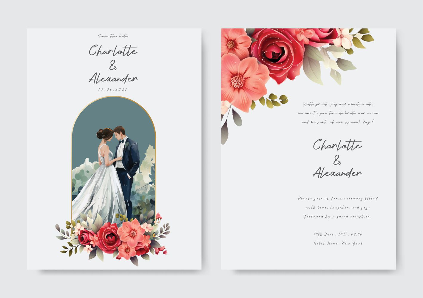 bảng tên đám cưới mẫu 700