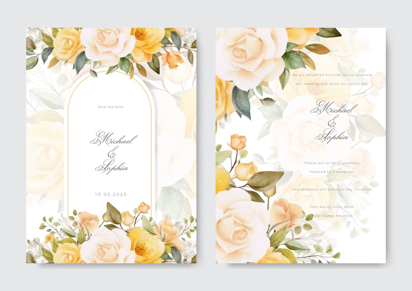 bảng tên đám cưới mẫu 701