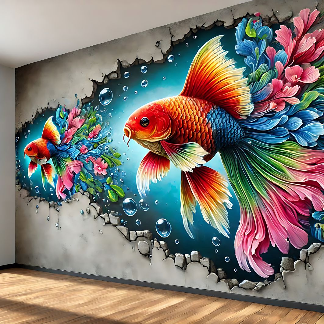 in decal dán tường mẫu 6