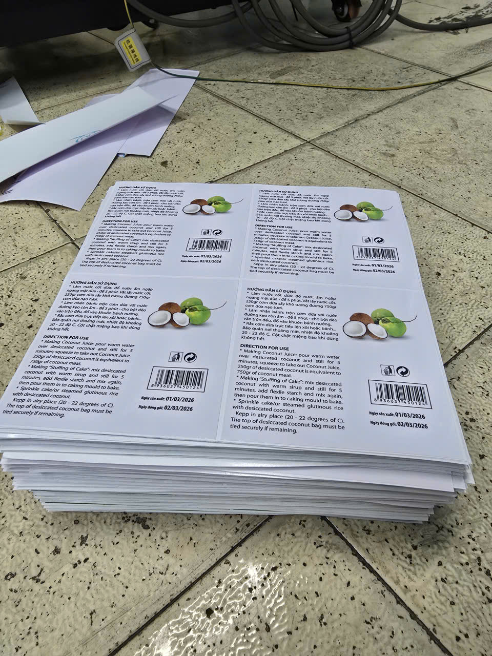 in tem nhãn mẫu 15