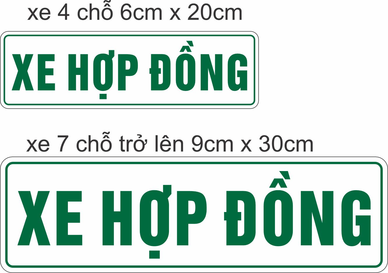 Decal xe hợp đồng phản quang 3m Mỹ