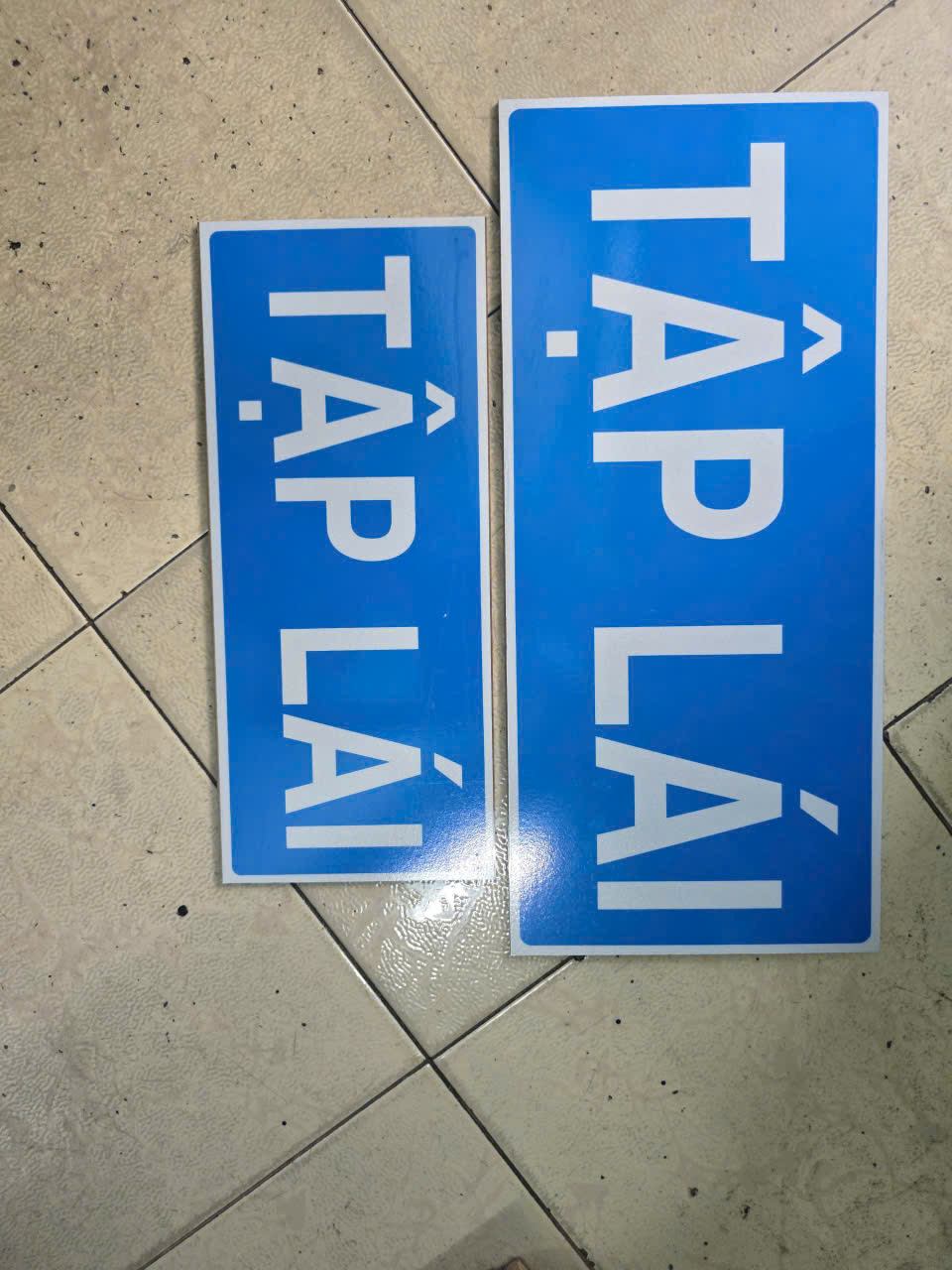 decal xe tập lái mới decal xe tap lai moi