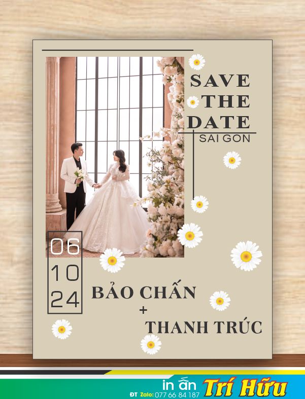 bảng tên đám cưới mẫu 91